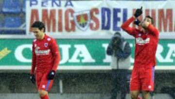 Instante del partido.