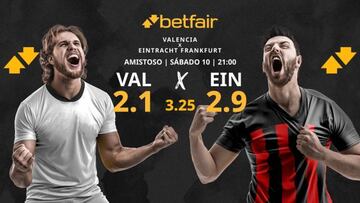 Valencia CF vs. Eintracht Frankfurt: horario, dónde ver, pronósticos y estadísticas