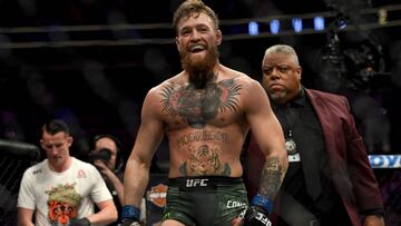 Conor McGregor tras una pelea