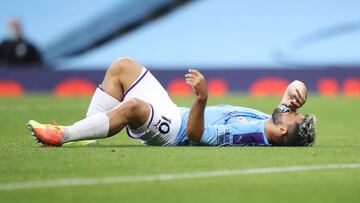 Ag&uuml;ero da el susto en otra victoria del Manchester City.