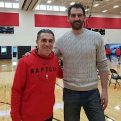 Garbajosa y Scariolo ultiman los detalles para verano en Toronto