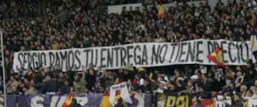 La afición del Bernabéu siempre valoró la entrega del camero en defensa.