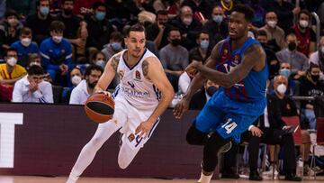 Nigel Hayes, con Thomas Heurtel, ambos est&aacute;n ahora confinados por dar positivo por coranavirus.