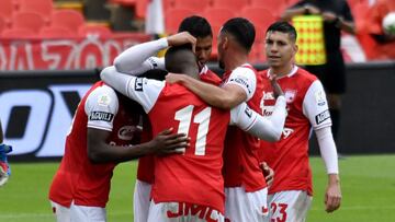 Sigue en vivo online el partido Santa Fe - Bucaramanga, partido de la sexta fecha de la Liga BetPlay, que se jugará hoy domingo 14 de febrero desde las 2:00 p.m., en El Campín.