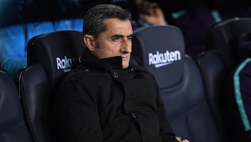 Ernesto Valverde, en el partido ante el Sevilla.