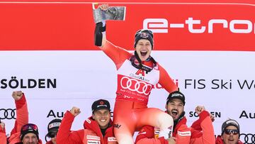 Odermatt, primer líder al ganar el gigante de Sölden
