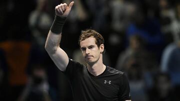 Andy Murray celebra su triunfo.