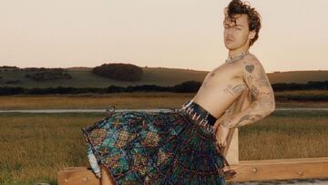 Harry Styles, atacado por posar con ropa femenina para 'Vogue'