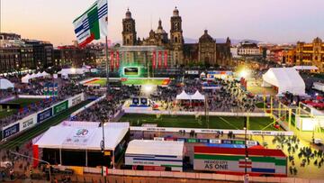 Así se vería el Zócalo durante el Mundial de 2026