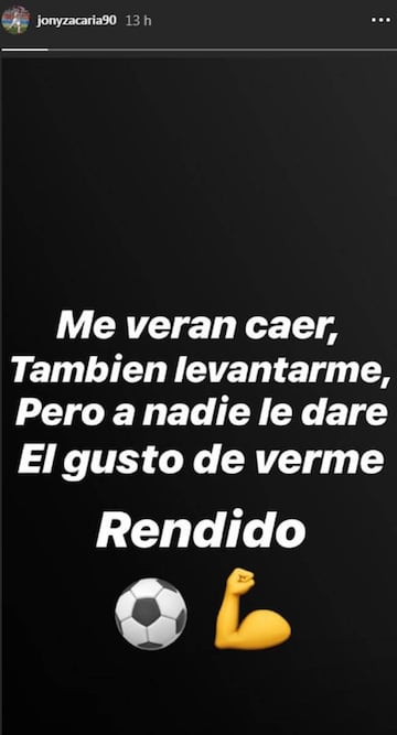 El argentino de Universidad de Chile subi&oacute; a su cuenta de Instagram un llamativo texto mientras espera resolver pronto en qu&eacute; club jugar&aacute; durante 2019.