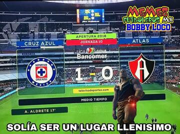 Cruz Azul y Atlas protagonizaron los memes sabatinos