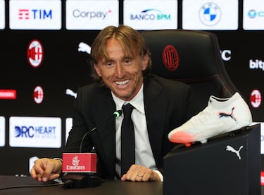 Luka Modric, nuevo jugador del AC Milan.