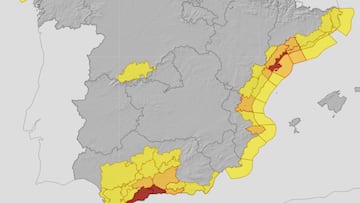 Una nueva DANA golpea a España: AEMET señala las principales zonas afectadas