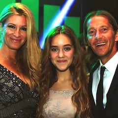 Míchel Salgado presume de la privilegiada voz de su hija