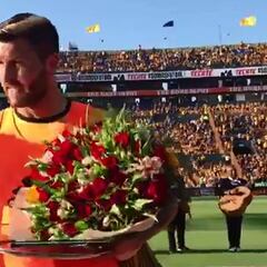 El Volcán se le entregó a Gignac en emotivo homenaje