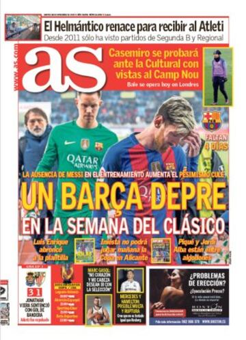 Las portadas de AS de noviembre