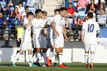 Real Madrid Castilla celebrate