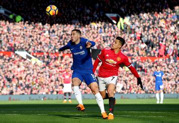 Así fue el partido de Alexis en el United-Chelsea