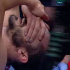 Pau Ribas se lesiona un tendón de Aquiles y sale en camilla