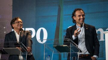 Federico Gutiérrez y Gustavo Petro, candidatos presidenciales