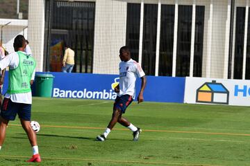 Los jugadores de la Liga BetPlay tuvieron su último entrenamiento con la Selección Colombia en la Sede Deportiva de la FCF en Barranquilla.