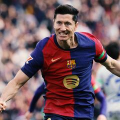 Lewandowski busca alejarse de Mbappé en LaLiga