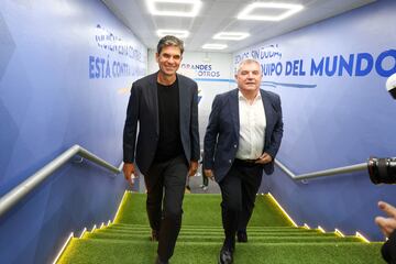 24/01/24 CADIZ CF PRESENTACION MAURICIO PELLEGRINO NUEVO TECNICO DEL CADIZ CON MANOLO VIZCAINO