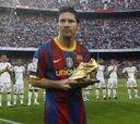 Messi recibirá su tercera Bota de Oro este miércoles en Barcelona