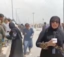 Tiroteo en pleno directo en Kabul: vean la actitud de la periodista