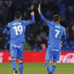 El Getafe bailó sobre el Espanyol