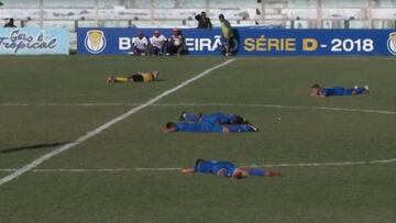 Ataque de abejas en Brasil en pleno partido: ¡Todos al suelo!