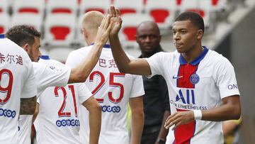 Mbapp¨¦ lidera la contundente victoria del PSG en Niza