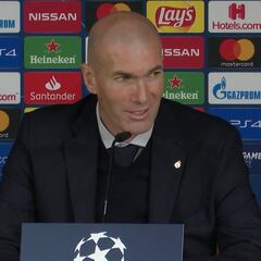 La sonrisa final de Zidane tras ser preguntado por la actuación de Keylor Navas ante el Madrid
