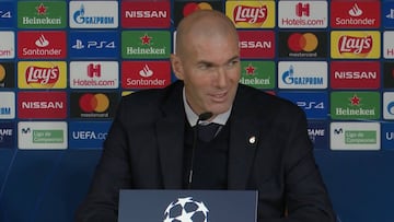 La sonrisa de Zidane ante una pregunta sobre Keylor Navas