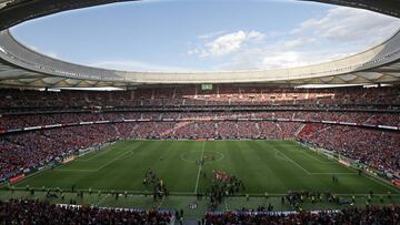Imagen del Wanda Metropolitano en el último partido de la temporada pasada de Liga Santander entre el Atlético de Madrid y el Eibar.