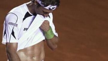 Ferrero, con una tendinitis en la rodilla derecha, baja ante Suiza