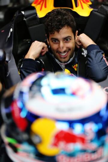 Daniel Ricciardo del equipo Red Bull Racing durante la clasificación del GP de Australia.