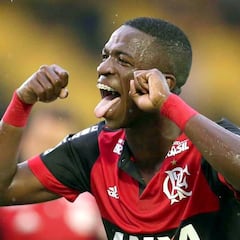 Crisis en la liga de Río por la celebración de Vinicius Junior