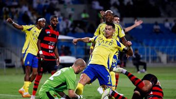 Cristiano Ronaldo ante Milan Borjan.