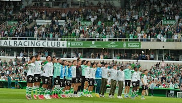 08/06/25 PARTIDO SEGUNDA DIVISION
PLAYOFF ASCENSO A PRIMERA
RACING DE SANTANDER - MIRANDES
FIN DE PARTIDO JUGADORES SALUDO AFICIONADOS SEGUIDORES