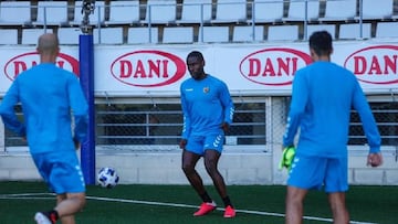 Entrenamiento del martes del Hospitalet.