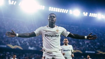 Quincy Promes durante su etapa en el Sevilla.