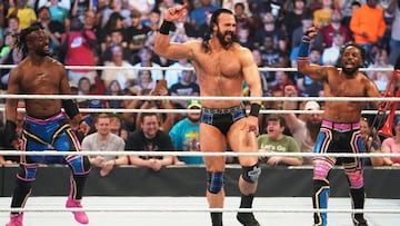 Kofi Kingston, Drew McIntyre y King Xavier, en SmackDown.