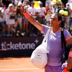 Resumen, resultado y ganador del Hubert Hurkacz - Rafa Nadal: tercera ronda del Masters 1.000 de Roma hoy en vivo online