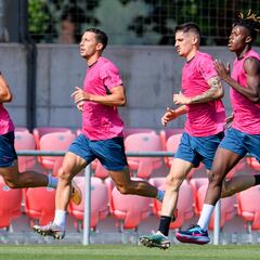 Sancet empieza a trabajar en Lezama y Valverde ya tiene a todos