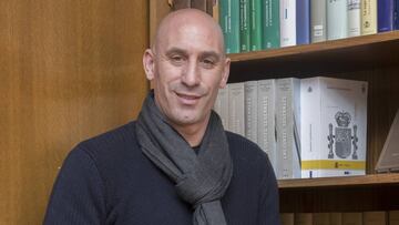 Luis Rubiales, en un acto como presidente de la RFEF.