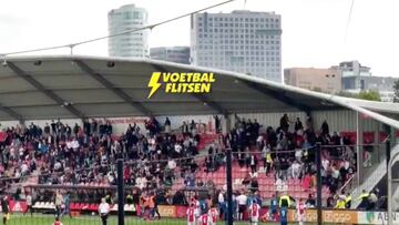 ¡Hooligans del Ajax agreden a los padres de los rivales!
