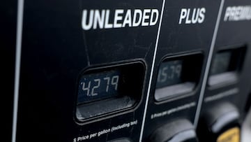 GRIFFIN, GEORGIA - MARCH 15: The price of gas continues to rise at a Marathon gas station on March 15, 2022 in Griffin, Georgia. Today the Georgia Senate Finance committee approved a bill that in response would temporarily suspend the collection of state 