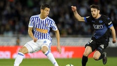 Las redes alaban el gol de Héctor Moreno con la Real Sociedad