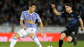 Los aficionados de la Real Sociedad destacaron la buena labor de H&eacute;ctor Moreno despu&eacute;s de su gol en la victoria 2-1 ante el Alav&eacute;s en La Liga Santander. 